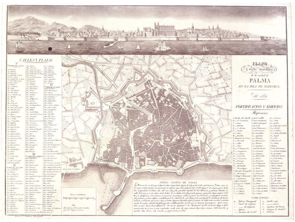 Palma Plano Muntaner 1831
